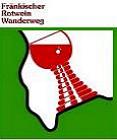 Das Symbol des »Fränkischen Rotwein-Wanderweges«